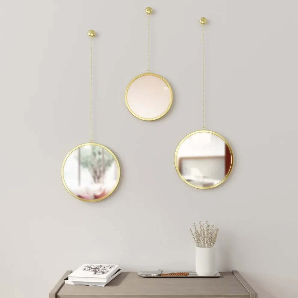 Umbra Dekospiegel Mirror messing New