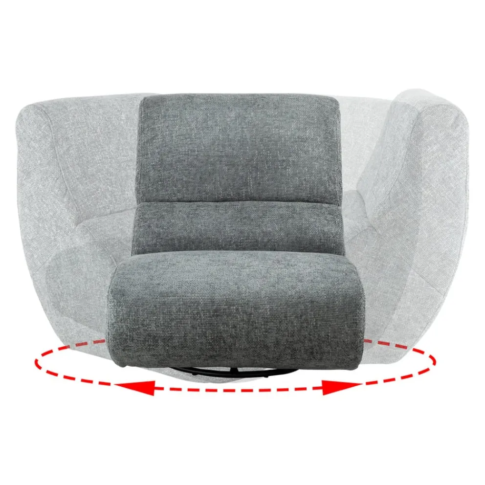 Livetastic Drehsessel Lucera ozeanblau Best