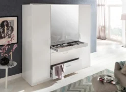 MID.YOU Drehtürenschrank aBeat weiss Hot
