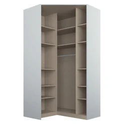 Xora Drehtürenschrank Alabama-201 grau Best