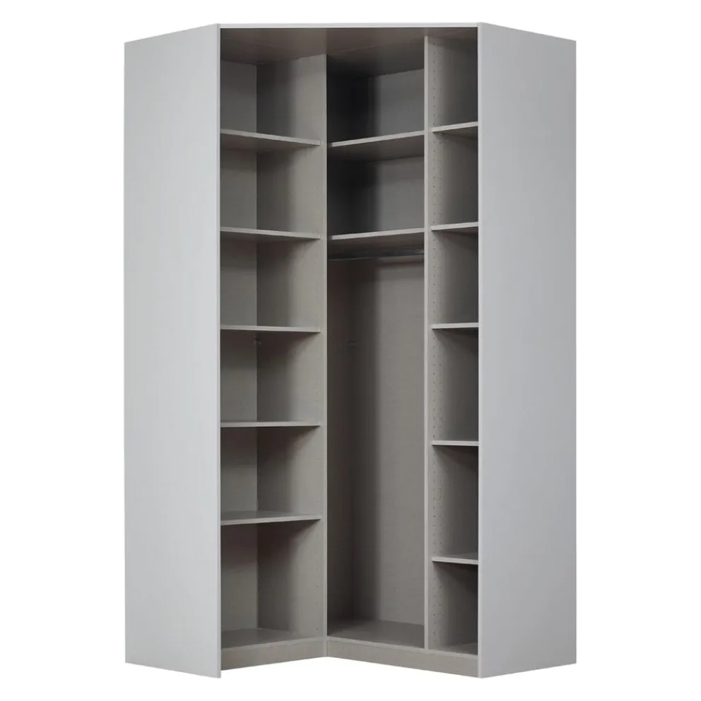 Xora Drehtürenschrank Alabama-201 grau Best