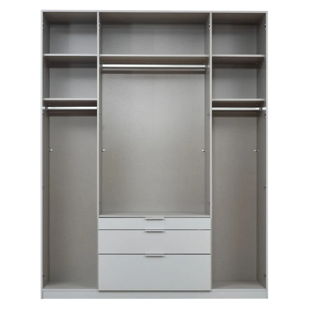 Xora Drehtürenschrank Alabama-201 seidengrau Sale