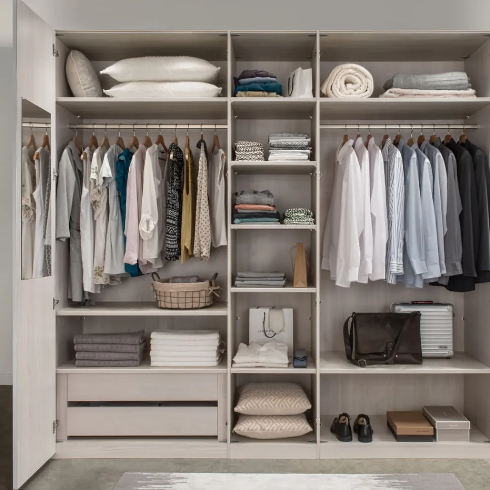 Dieter Knoll Drehtürenschrank All-In grau New