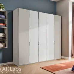 Dieter Knoll Drehtürenschrank All-In grau New