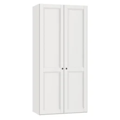 BYYU Drehtürenschrank Atlantis Weiss Landhausstil Hot