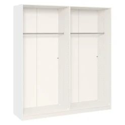 BYYU Drehtürenschrank Atlantis Cozy White, Wildeiche bianco Hot
