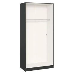 BYYU Drehtürenschrank Atlantis Weiss Landhausstil Sale