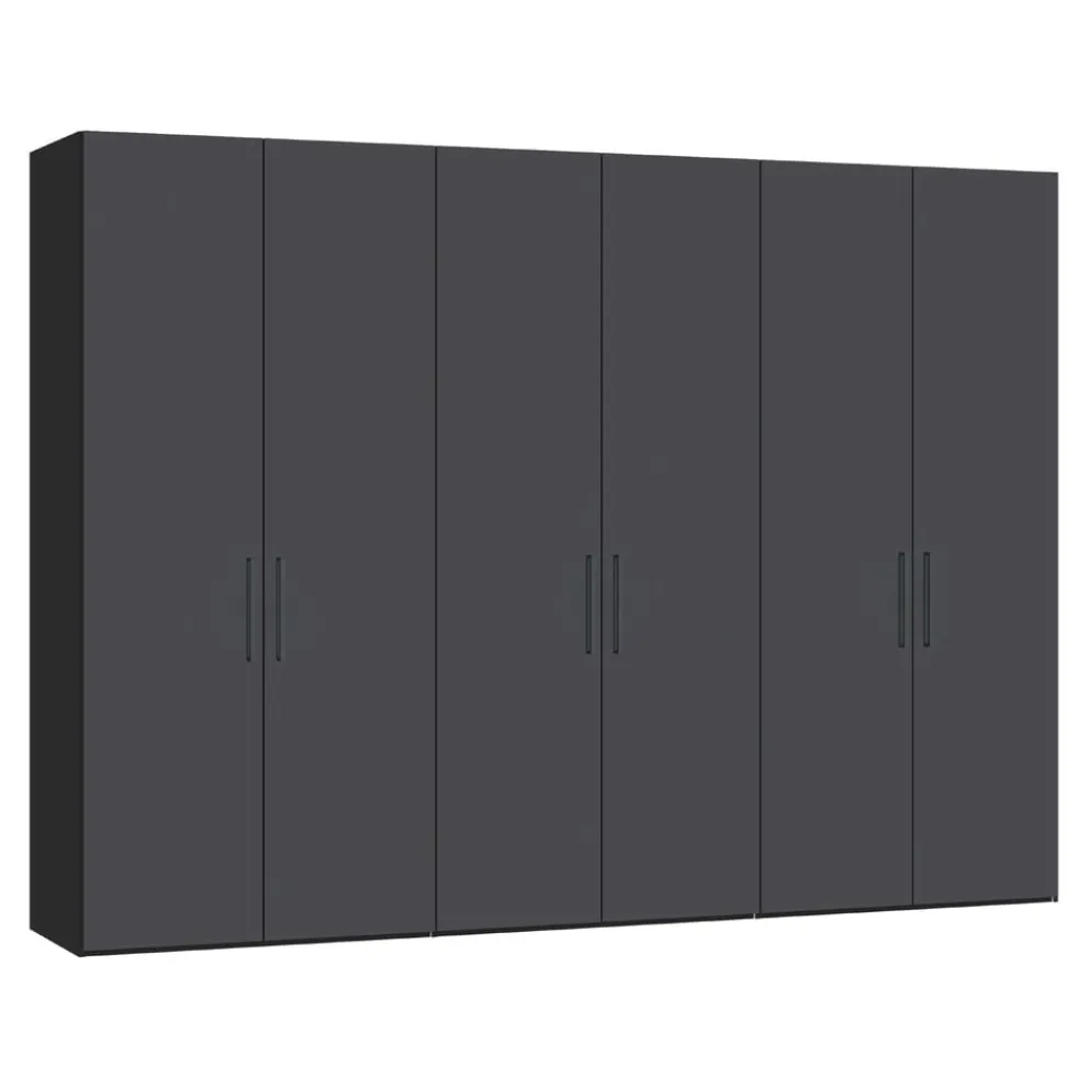BYYU Drehtürenschrank Atlantis anthrazit New