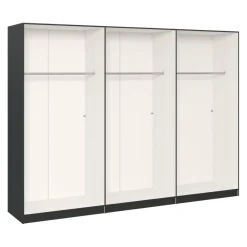 BYYU Drehtürenschrank Atlantis anthrazit New