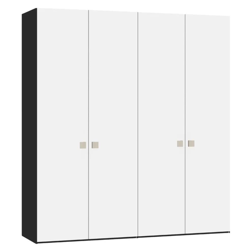 BYYU Drehtürenschrank Atlantis Novaschwarz New