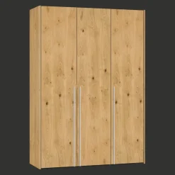 BYYU Drehtürenschrank Atlantis Wildeiche bianco