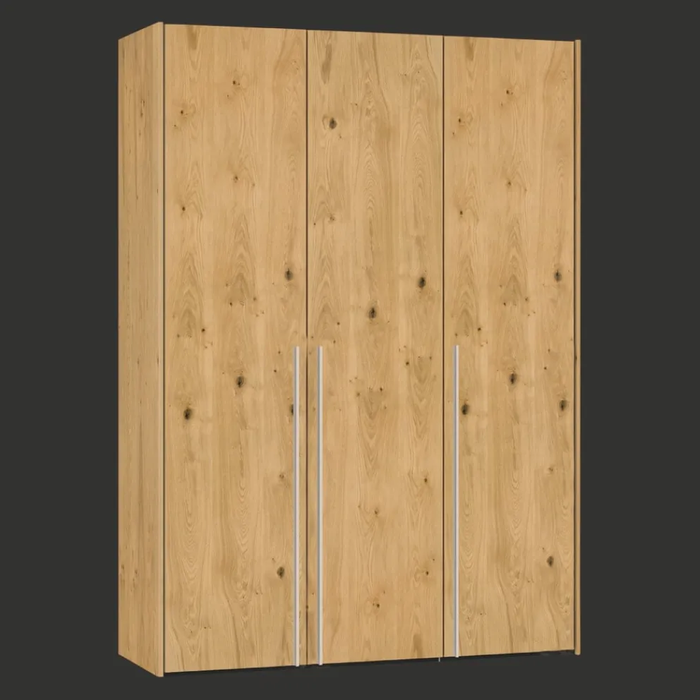 BYYU Drehtürenschrank Atlantis Wildeiche bianco