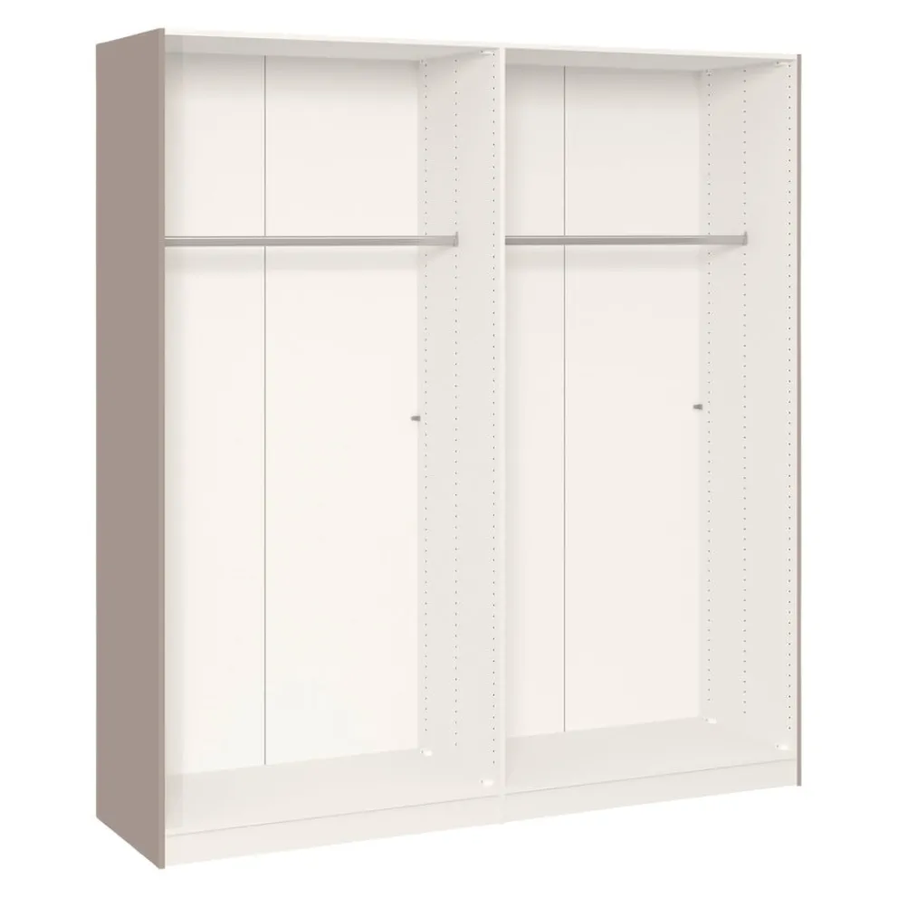 BYYU Drehtürenschrank Atlantis Nougat Online