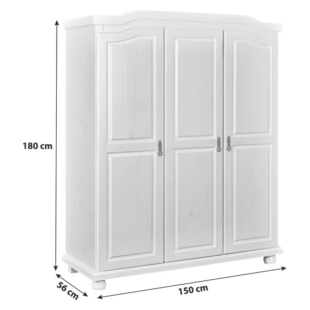 MID.YOU Drehtürenschrank Bastian weiss Outlet
