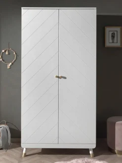 JAXX Drehtürenschrank Billy weiss Outlet