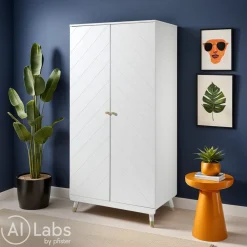 JAXX Drehtürenschrank Billy weiss Outlet