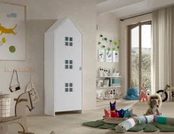 JAXX Drehtürenschrank Casami weiss New