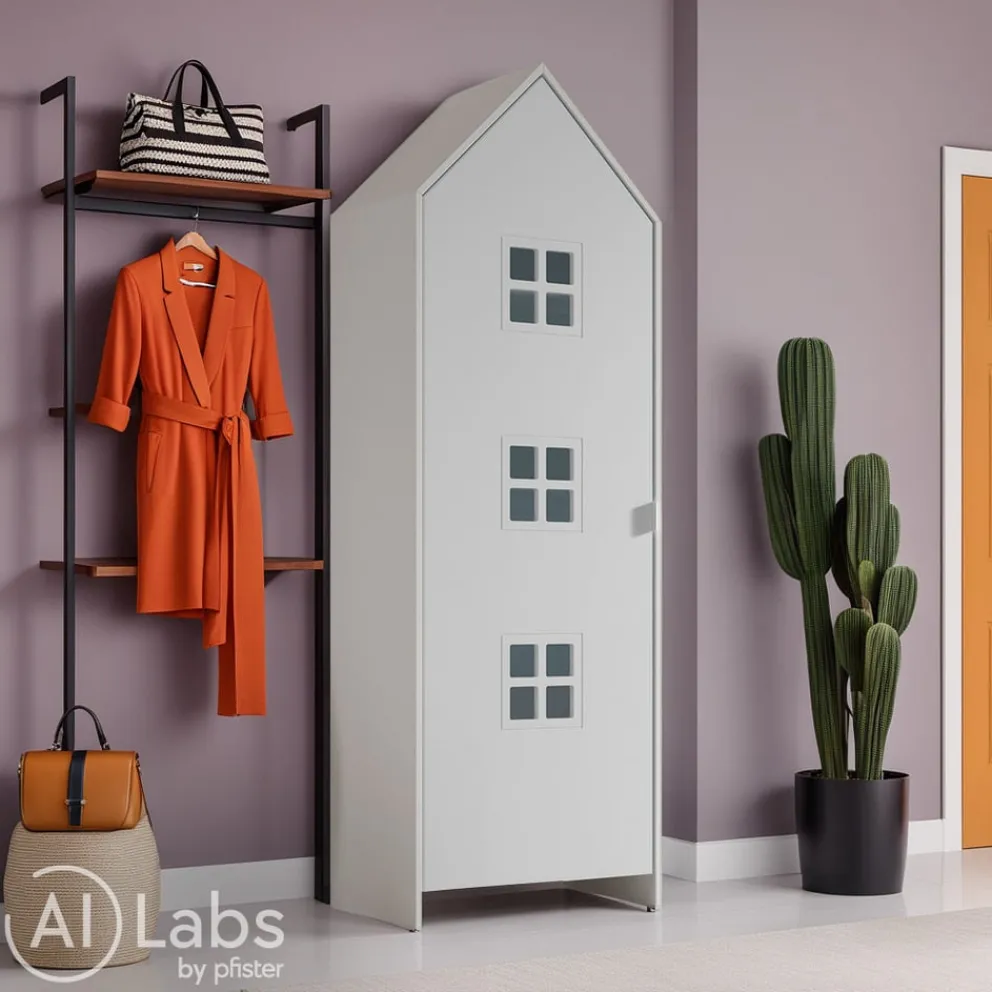 JAXX Drehtürenschrank Casami weiss New
