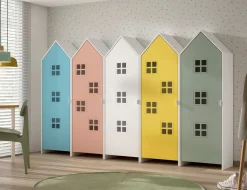 JAXX Drehtürenschrank Casami altrosa, weiss Outlet