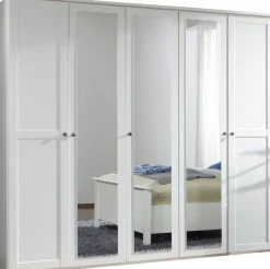 MID.YOU Drehtürenschrank Chalet-201 weiss Discount