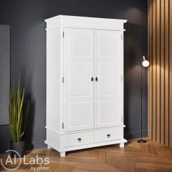 MID.YOU Drehtürenschrank Danz weiss
