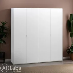 BYYU Drehtürenschrank Elements weiss Clearance