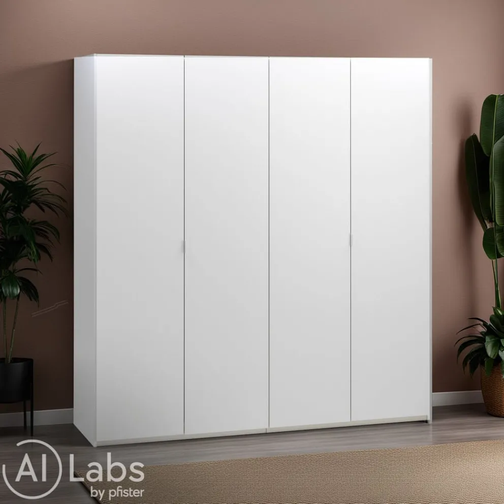 BYYU Drehtürenschrank Elements weiss Clearance