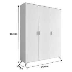 Xora Drehtürenschrank Falun-201 Alpinweiss Discount