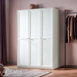 MID.YOU Drehtürenschrank Filou weiss Discount