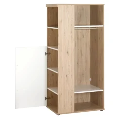 PAIDI Drehtürenschrank Fionn eiche, weiss Discount