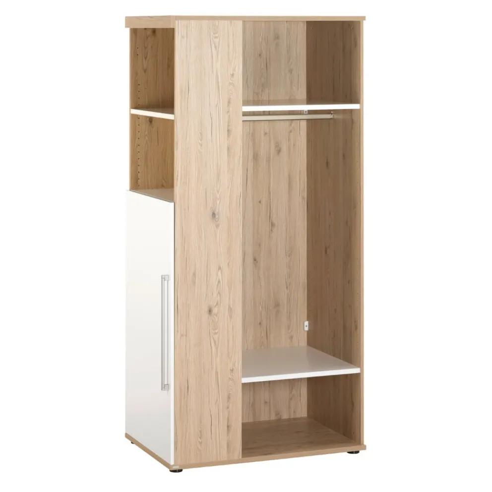 PAIDI Drehtürenschrank Fionn eiche, weiss Discount