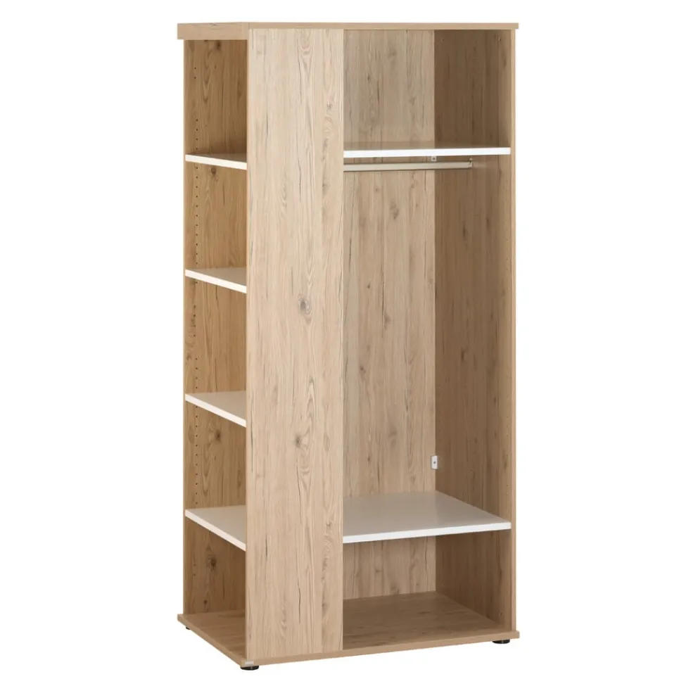 PAIDI Drehtürenschrank Fionn eiche, weiss Discount