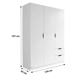 Xora Drehtürenschrank Freising Alpinweiss Outlet