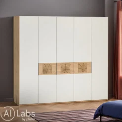 Dieter Knoll Drehtürenschrank Gandino eichefarbig, sand Outlet