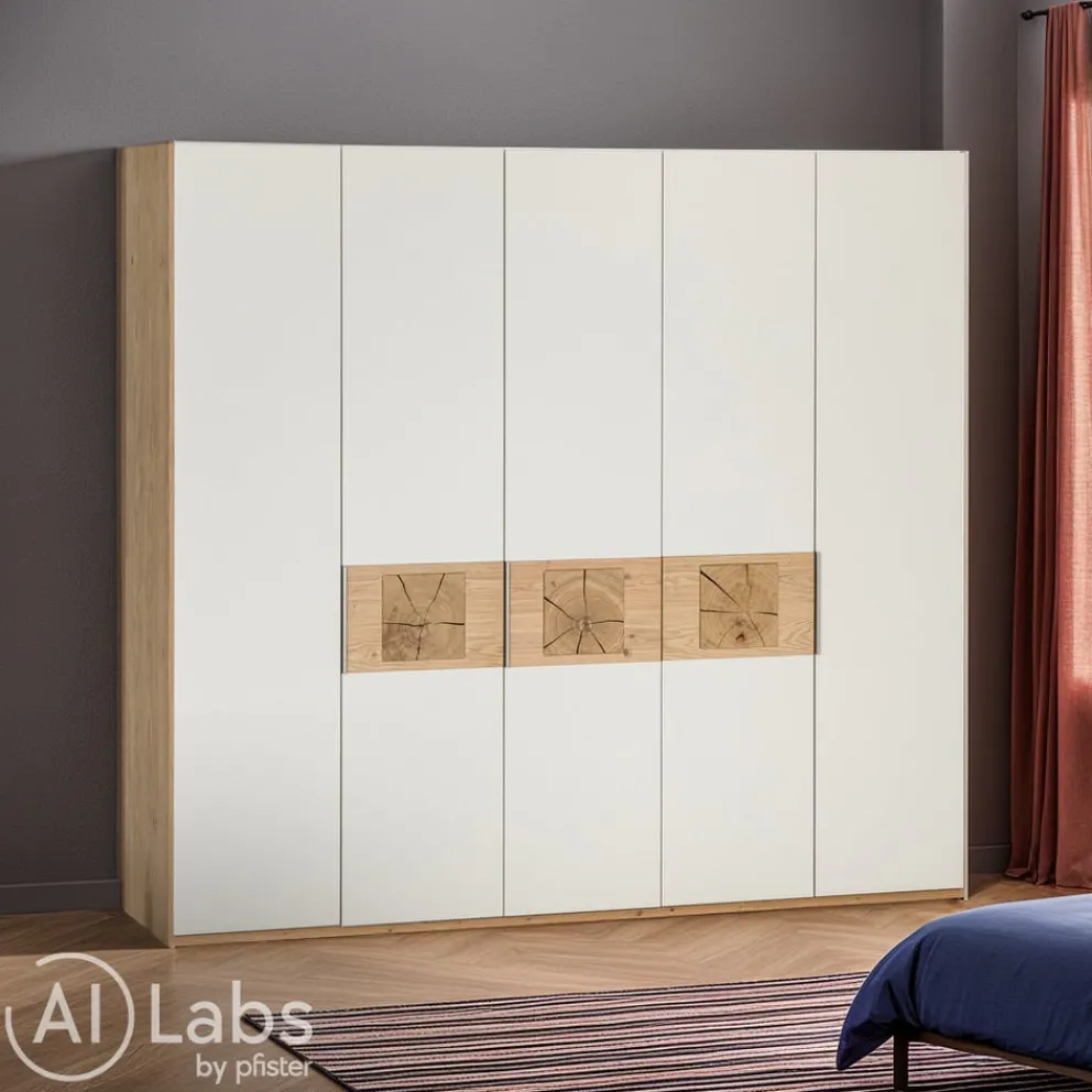 Dieter Knoll Drehtürenschrank Gandino eichefarbig, sand Outlet