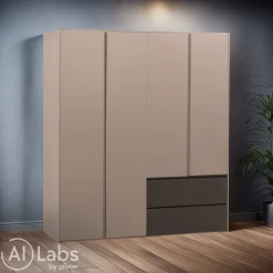 Novamobili Drehtürenschrank Gola 333 Sabbia Discount