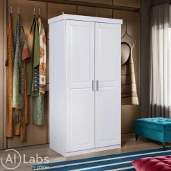 MID.YOU Drehtürenschrank Hakon weiss