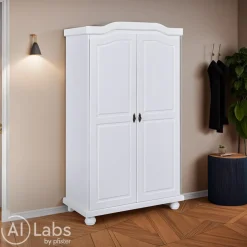 MID.YOU Drehtürenschrank Hedda weiss Hot