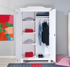 MID.YOU Drehtürenschrank Hedda weiss Hot