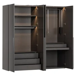 Invivus Drehtürenschrank Interno-S schiefergrau Clearance