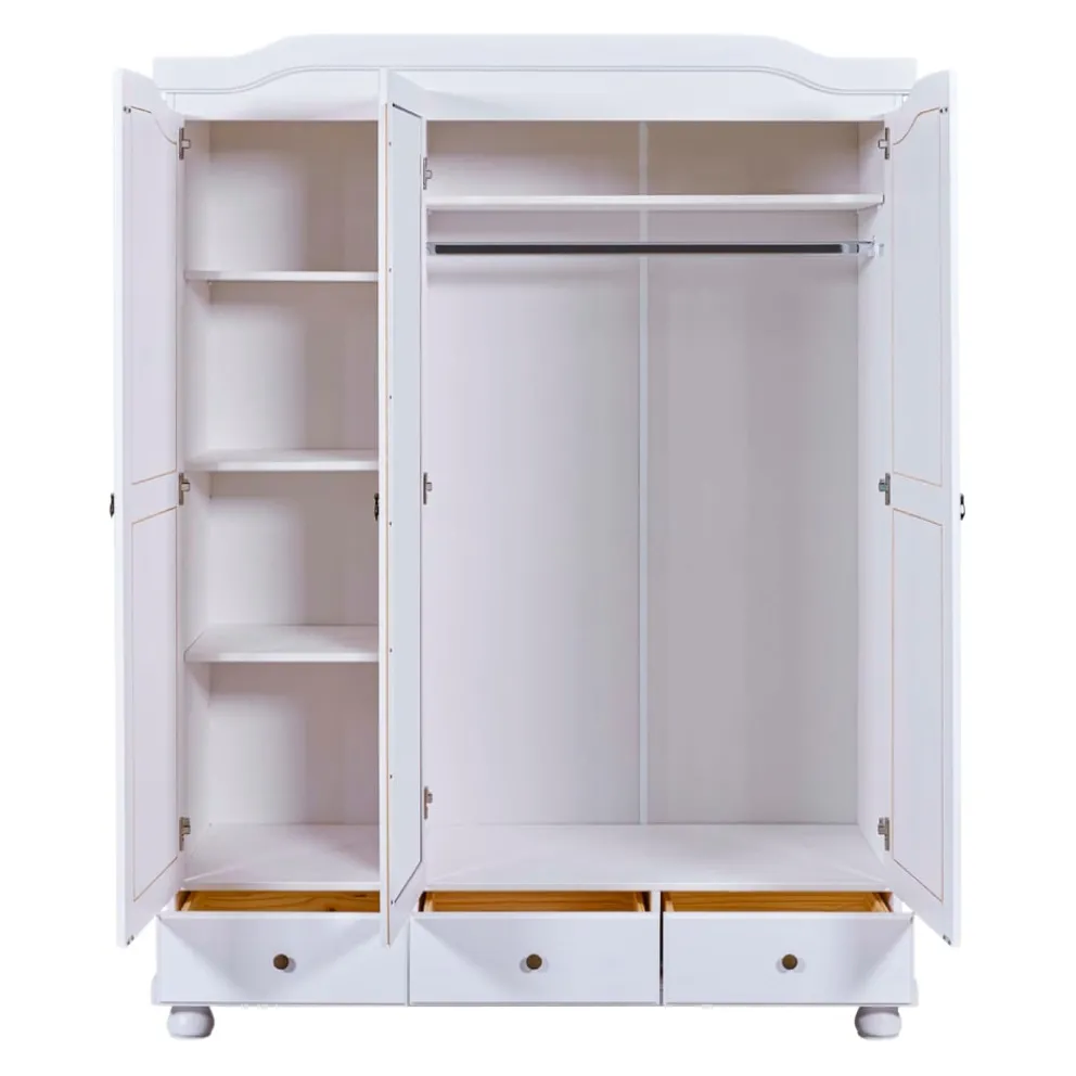 MID.YOU Drehtürenschrank Kappl weiss New