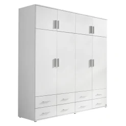 Xora Drehtürenschrank Kemi weiss
