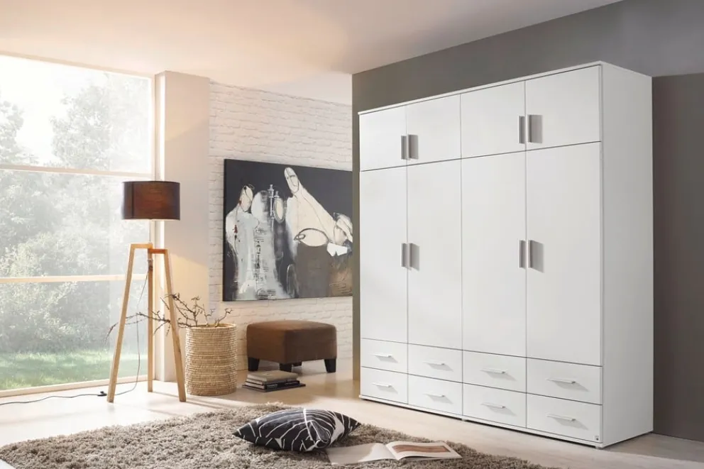 Xora Drehtürenschrank Kemi weiss