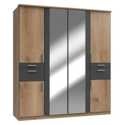 MID.YOU Drehtürenschrank Koblenz-201 eichefarbig Sale