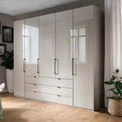 Dieter Knoll Drehtürenschrank Kreta grau Discount