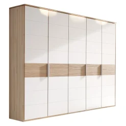 VALDERA Drehtürenschrank Lana eschefarbig Discount