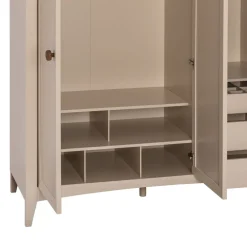 Cilek Drehtürenschrank Lapel crème, nussbaumfarbig New