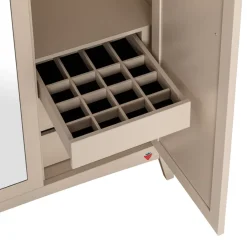 Cilek Drehtürenschrank Lapel crème, nussbaumfarbig New