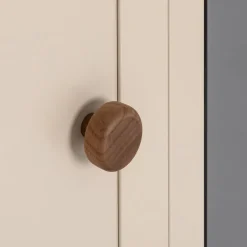 Cilek Drehtürenschrank Lapel crème, nussbaumfarbig New