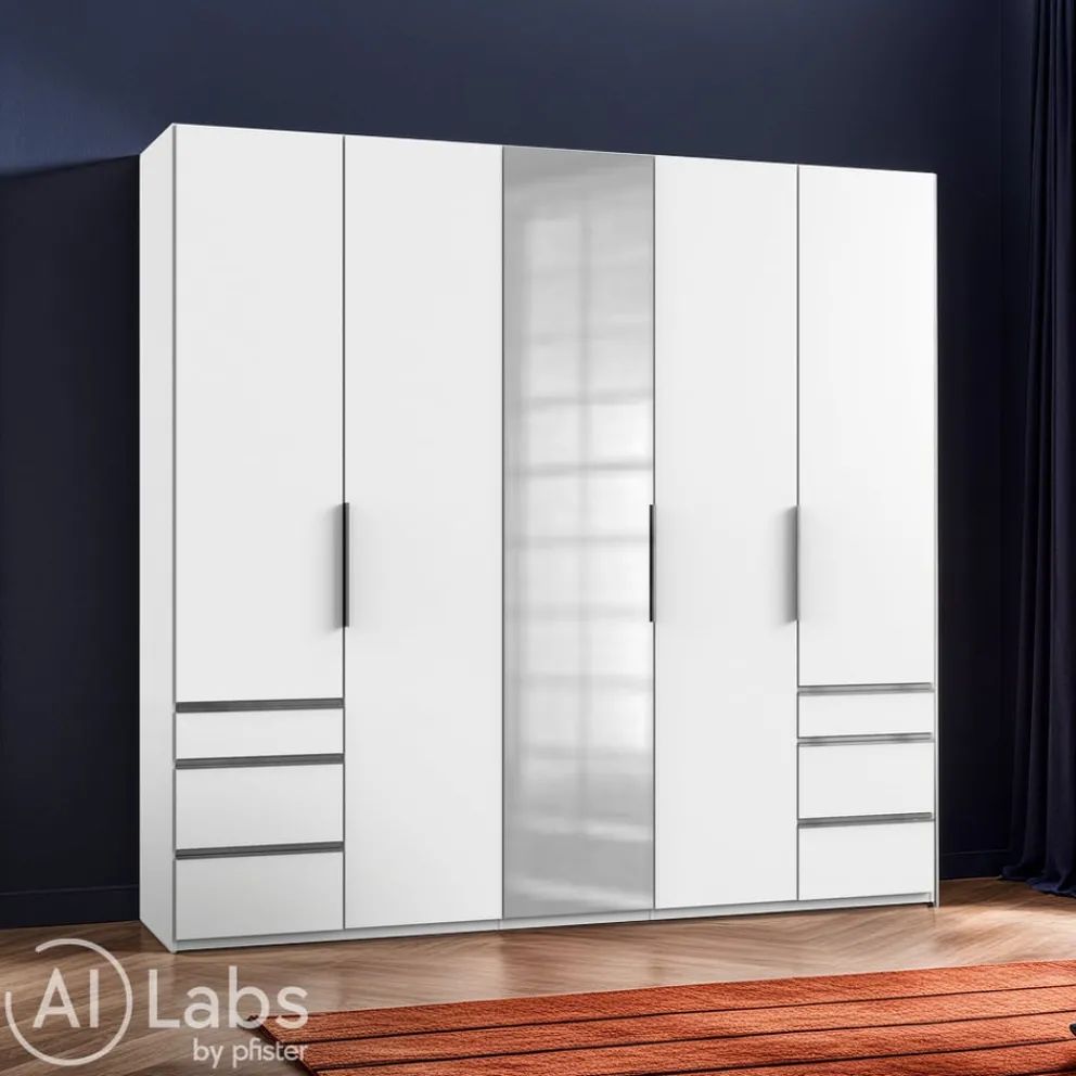 MID.YOU Drehtürenschrank Level36 weiss Sale
